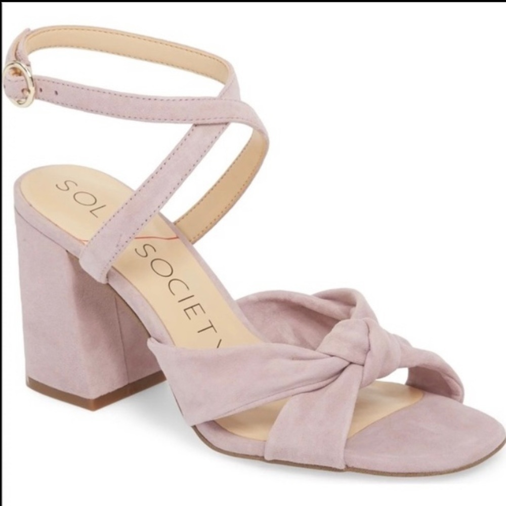 𝅺New Sole Society Joanan Sandals Pastel Lavender
